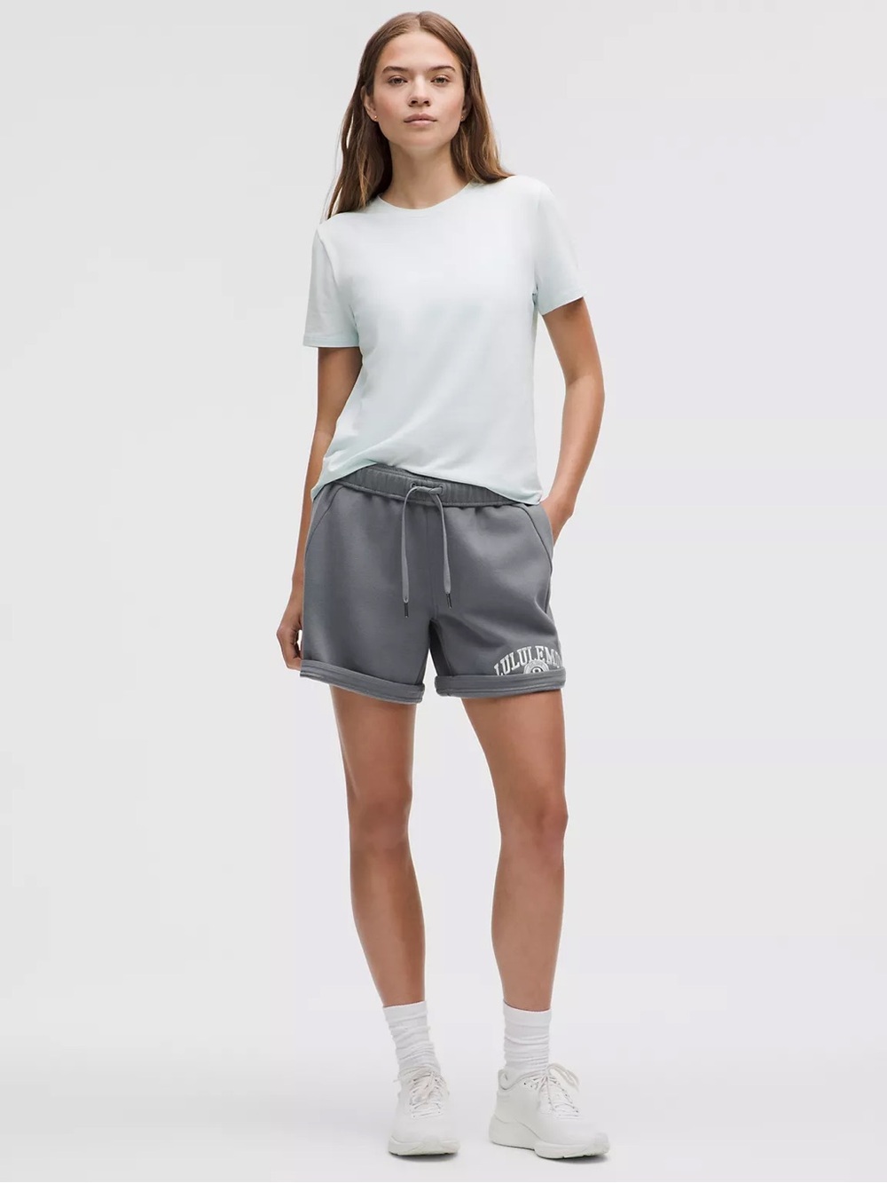 Lululemon Scuba Mid-Rise Oversized Short 7" Graphic